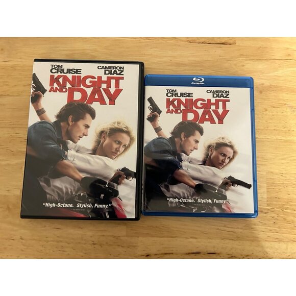 Knight And Day 2010 Blu-Ray DVD Holiday Combo Pack Action Tom Cruise Pre-Owned - Picture 3 of 5